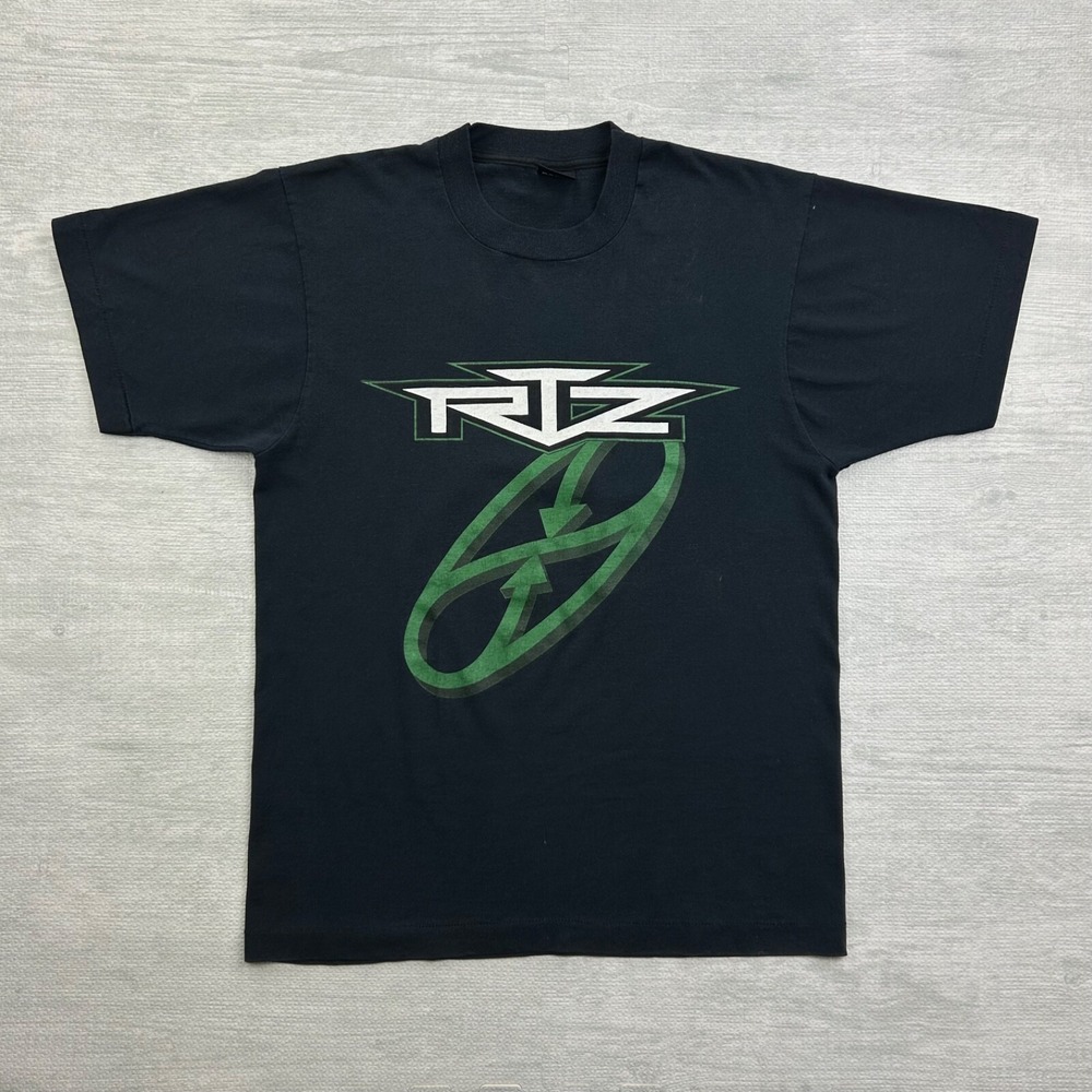 Vintage 90s Return To Zero Shirt Size Large Black RTZ Rock Band Concert Boston